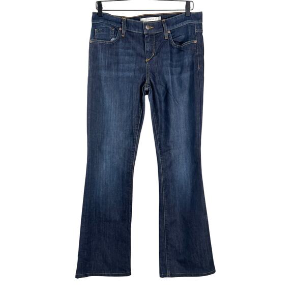 Joe's Jeans Women's Boocut The Rocker Jeans Dark Wash Mid Rise Blue Adelyn 29 - Picture 1 of 11